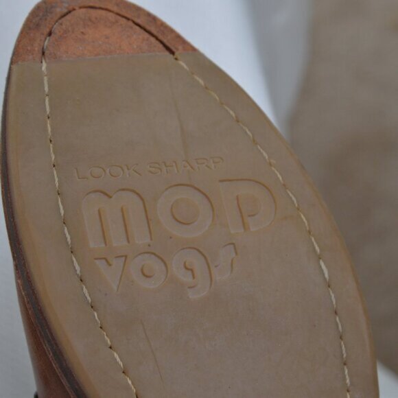 John Fluevog Modvog Claudia Leather Slip-On Shoes Sz 8.5 - Picture 10 of 12